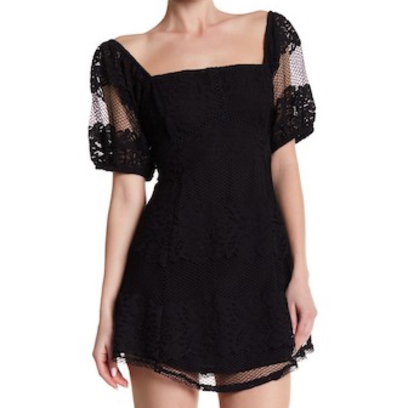 Free People Dresses & Skirts - NWT FREE PEOPLE BE YOUR BABY LACE MINI DRESS